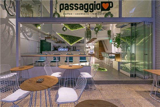 Κατασκευή Καφετέριας PASSAGGIO COFFEE - BAR -RESTAURANT, Περιστέρι